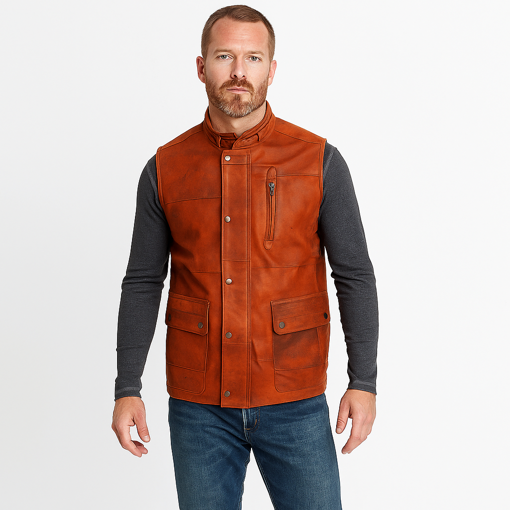 CHALECO P.CONEJO CAFE CABALLERO