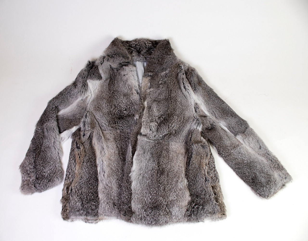 ABRIGO PIEL DE CONEJO MEDIANO