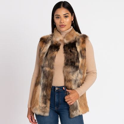 CHALECO CON PELO COMPLETO