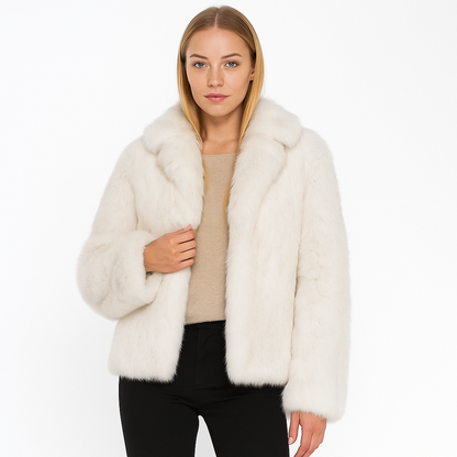 SACO PIEL DE CONEJO NATURAL