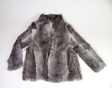 ABRIGO PIEL DE CONEJO MEDIANO